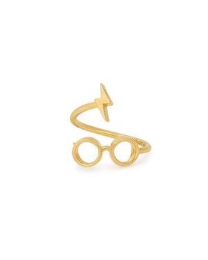 ALEX AND ANI Harry Potter (Tm) Glasses Ring Wrap Super - Metallic