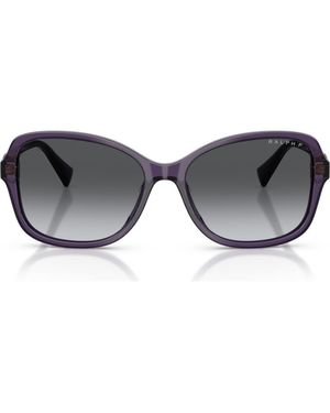 Ralph Ra5351U 57Mm Polarized Square Sunglasses - Gray