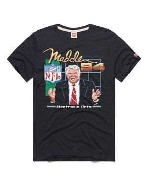 Homage Madden Nfl '94 Title Screen Tri-Blend T-Shirt - Black