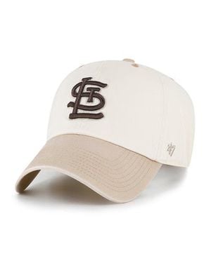 '47 Tan St. Louis Cardinals Neutral Terrain Clean Up Adjustable Hat - Natural