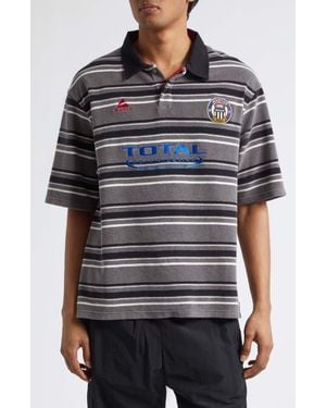 Martine Rose Stripe Oversize Polo - Multicolor
