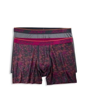 Jockey Big & Tall 2-Pk Chafe-Proof Micro Boxer Briefs V2 - Purple