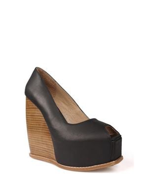 Zigi Milluh Peep Toe Platform Wedge Sandal - Multicolor