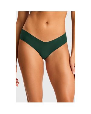 Commando Invisible Rib Thong - Green