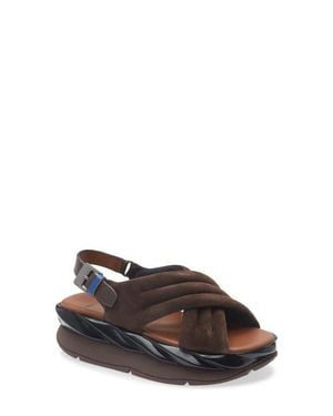 4Ccccees Mellow Mana Platform Slingback Sandal - Brown