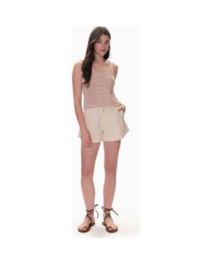 Rebecca Taylor Hannah Pointelle Tank - Pink