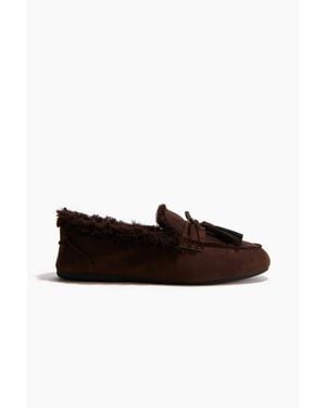 H&M Warm-Lined Slippers - Black
