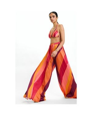 Diarrablu Jant Palazzo Pants - Red