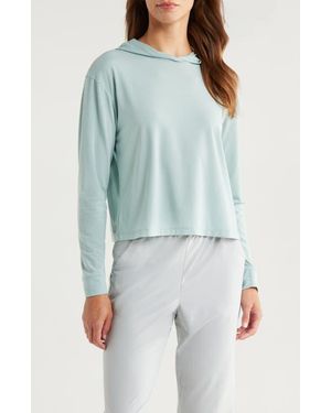 Free Fly Elevate Lightweight Performance Hoodie - Blue