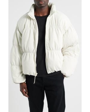 PacSun Eighty 3 Channel Puffer Jacket - White