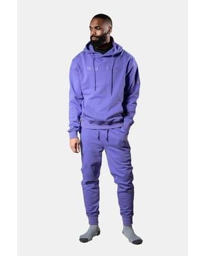 Woodpecker Cotton Sweatsuit - Blue