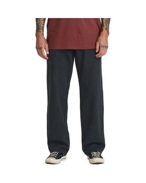 RVCA Americana 2 Flat Front Cotton Twill Chinos - Multicolor