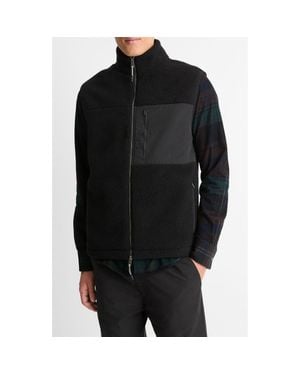 Vince Fleece Vest - Black