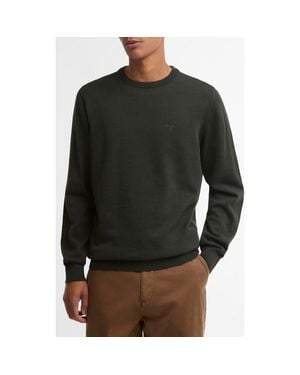 Barbour Pima Cotton Crewneck Sweater - Green