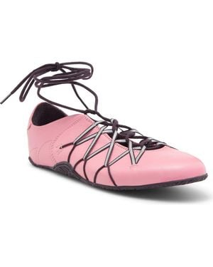 Jeffrey Campbell Regimen Ankle Wrap Sneaker - Pink