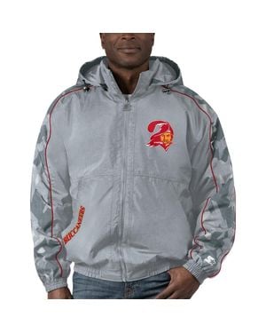Starter Tampa Bay Buccaneers Thursday Night Gridiron Throwback Full-Zip Jacket - Gray