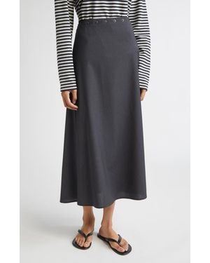 Paloma Wool Boni A-Line Midi Skirt - Black
