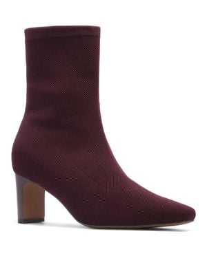 Frankie Melrose Stretch Knit Bootie - Purple