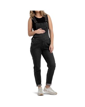 Ripe Maternity Denim Overalls - Black