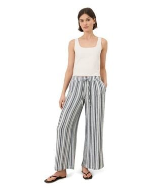 Pact Organic Cotton Coastal Double Gauze Pants - Blue