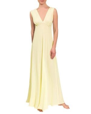 EVERYDAY RITUAL Amelia Long Nightgown - Yellow