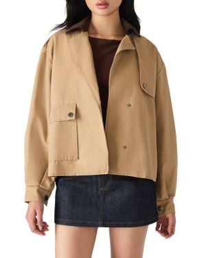 Steve Madden Luisa Twill Jacket - Blue
