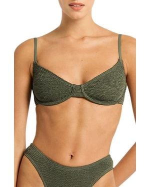 Bondeye Gracie Balconette Bikini Top - Black