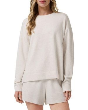 Travis Mathew Skyloft Crewneck Sweatshirt - White