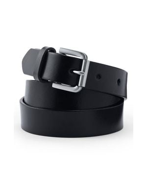 Lands' End Classic Leather Belt - Black
