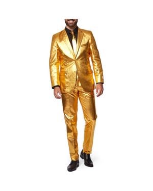 Opposuits Groovy Slim Fit Two-Piece Suit & Tie Set - Yellow