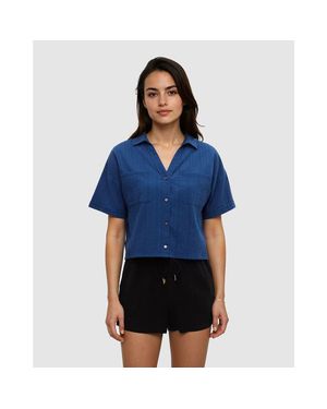 Tentree Ashwood Shirt - Blue