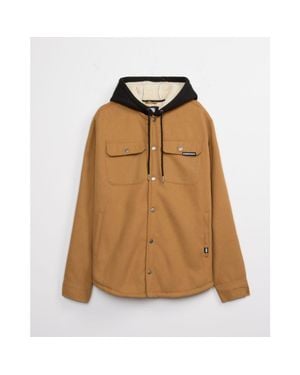 Ecko' Unltd Outdoor Flannel Shirt Jacket - Brown