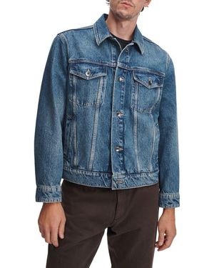 Rag & Bone Rb3 Denim Trucker Jacket - Blue