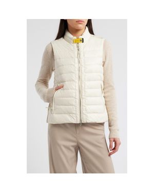 Parajumpers Jannah Water Repellent Quilted Puffer Vest - Natural