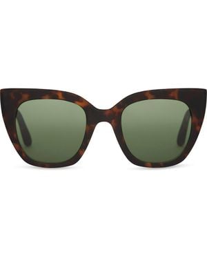 TOMS Sydney 50Mm Gradient Small Cat Eye Sunglasses - Green