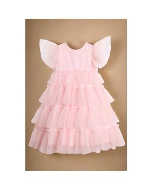 Chasing Fireflies Witch Dress For Girls - Pink