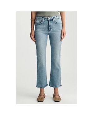 Mavi Anika Crop Flare Jeans - Blue