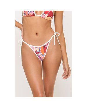 L*Space Levy Bitsy Side Tie Bikini Bottoms - Pink
