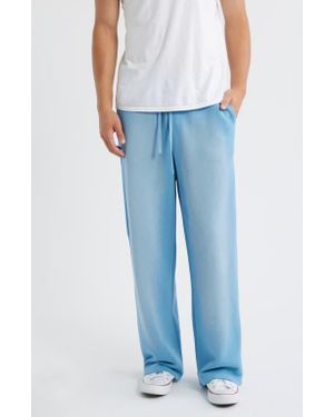 Elwood Core Organic Cotton Straight Leg Sweatpants - Blue