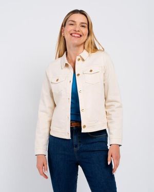Kettlewell Darla Denim Jacket - White