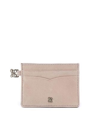 Hobo International Charm Leather Card Case - Gray