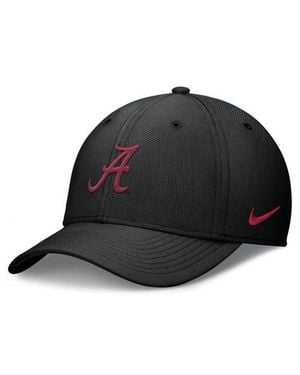 Nike Alabama Crimson Tide Rise Swooshflex Dri-Fit Hat - Black