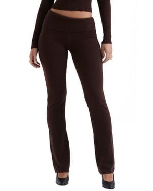 House Of Cb Ama Sweater Knit Pants - Black