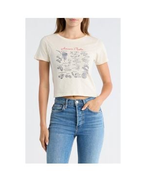 GOLDEN HOUR Amour Pasta Graphic T-Shirt - Natural