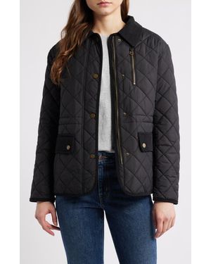 Lucky Brand Quilted Hunting Jacket - Black