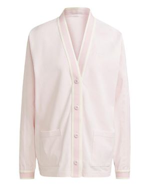 adidas Originals Cotton Piqué Cardigan - Pink