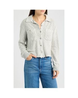 Cloth & Stone Pocket Cardigan - Gray