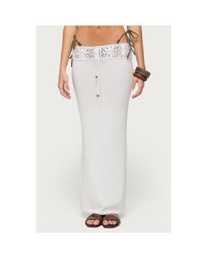 Edikted Maven Cover-Up Skirt - White