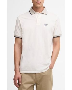 Barbour Cornsay Solid Polo - White