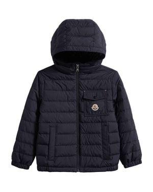Moncler Kids' Quillon Hooded Down Puffer Jacket - Blue